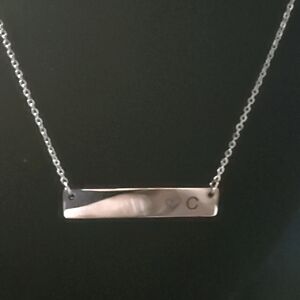 STAINLESS STEEL NWT❤️ C INITIAL NECKLACE WILL NOT TARNISH 16"-20"  LENGTH